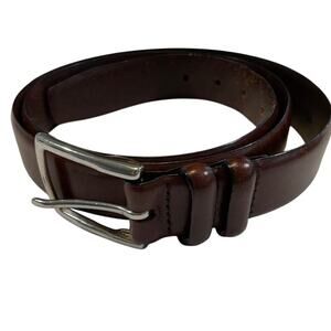 Polo Ralph Lauren (VTG) Men's Brown Italian Leather/Brass Buckle